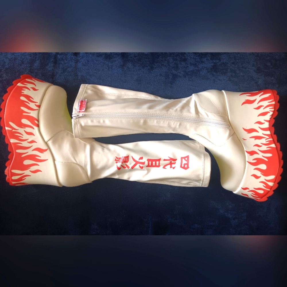 YRU - Zen Hokage Boots WHT/RED